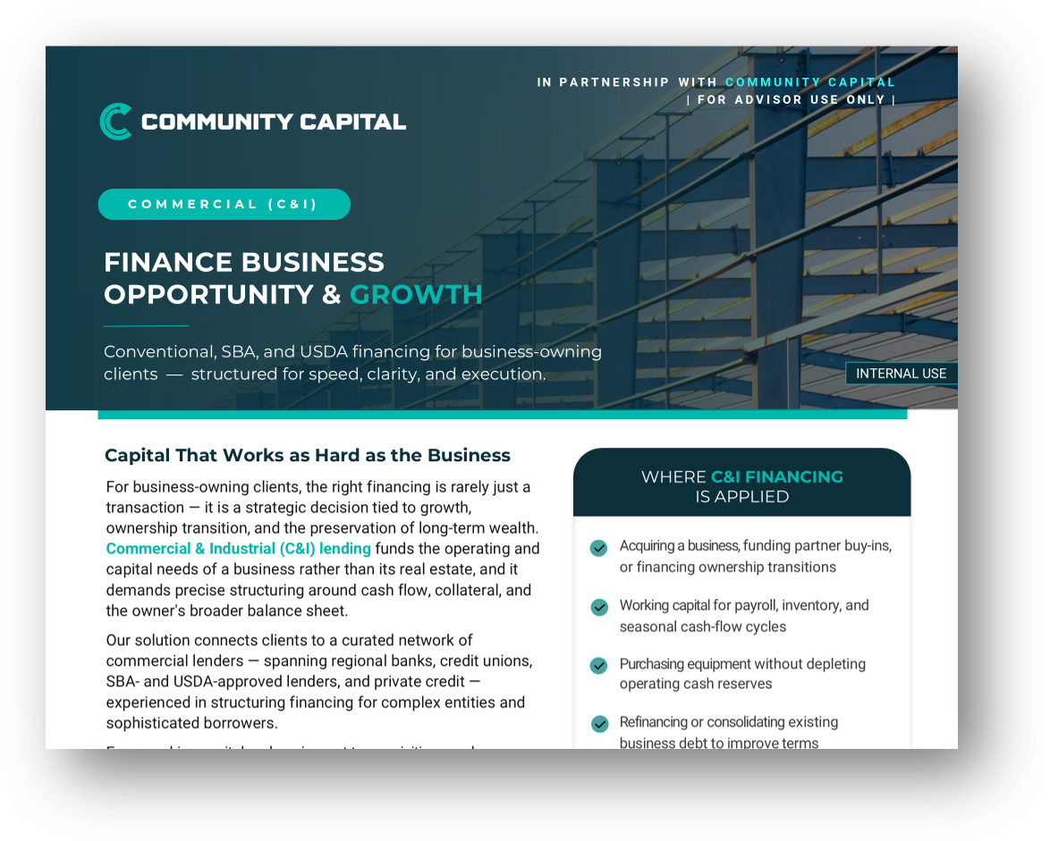 Commercial Lending