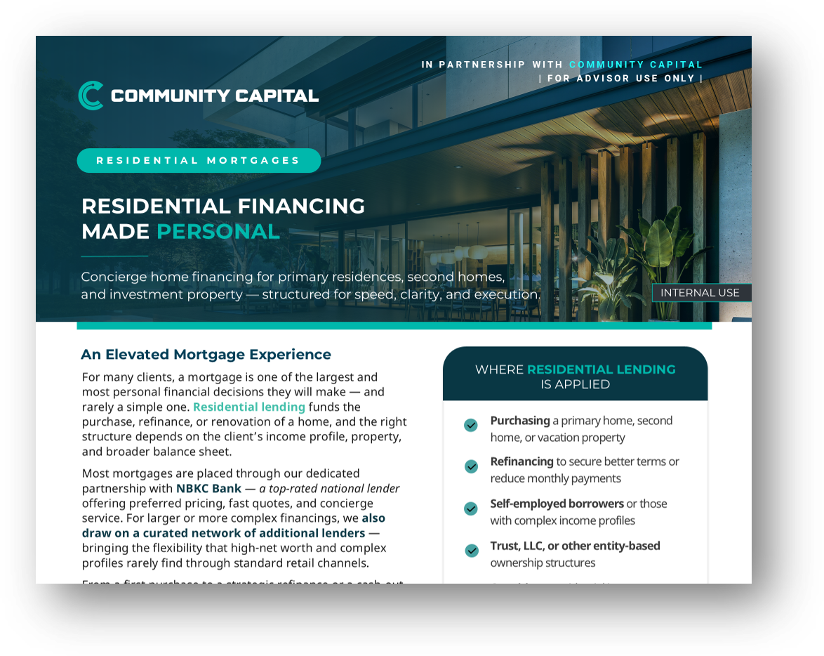 Residential Lending